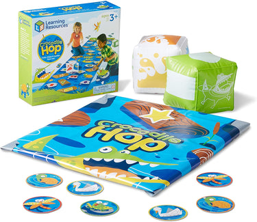 Crocodile Hop | Aprendizaje en movimiento - Juego educativo de suelo para niños